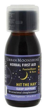 Urban Moonshine Herbal Supplement, Passionflower & Kava, Hit The Hay - 2 Ounces