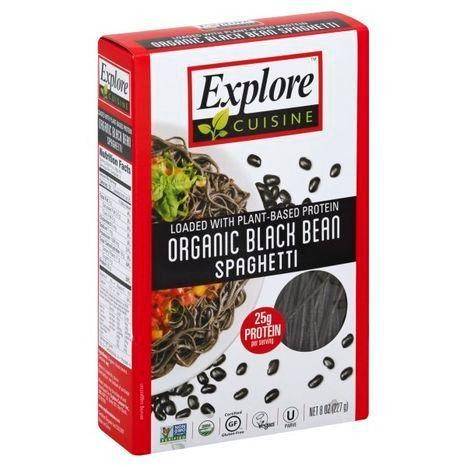 Explore Cuisine Spaghetti, Organic, Black Bean - 8 Ounces