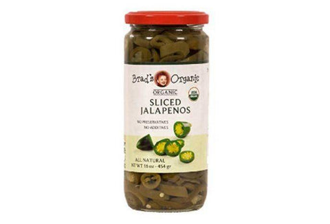 Brad's Organic Sliced Jalapenos - 16 Ounces