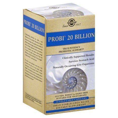 Solgar Probi, 20 Billion, Vegetable Capsules - 30 Each