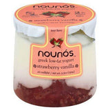 Nounos Yogurt, Low-Fat, Strawberry Vanilla, Greek - 5.30 Ounces