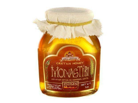Monastiri Cretan Honey 1lb Jar - 1 Pound