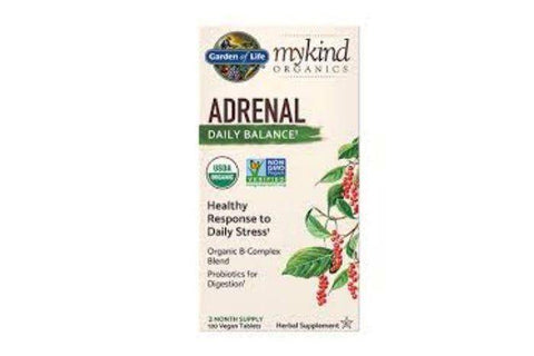 Garden of Life Mykind Organics Adrenal Tablets - 120 Count