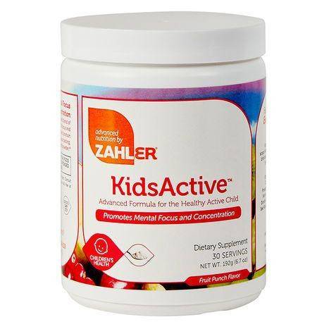 Zahler KidsActive Formula, Fruit Punch - 6.7 Ounces