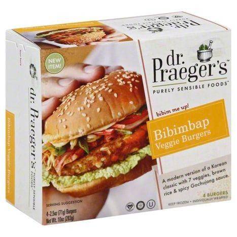 Dr Praegers Veggie Burgers, Bibimbap - 4 Each