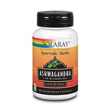 Solaray Ayurvedic Herbs Ashwagandha 470 Mg-60 Vegetarian Capsules