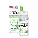 Solaray Mycrobiome Probiotic Weight Formula 50 Billion Live Cultures-30 Enteric Veg Caps Note: Need To Be Refrigerated