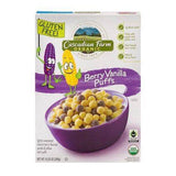 Cascadian Farm Organic Cereal, Berry Vanilla Puffs - 10.25 Ounces