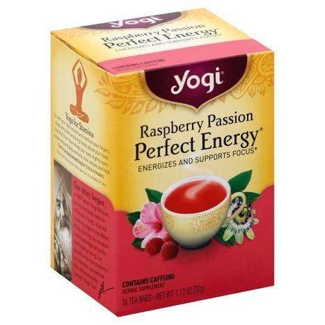 Yogi Tea, Perfect Energy, Rasperberry Passion, Tea Bags - 16 Each