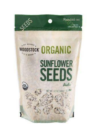 Woodstock Sunflower Seeds, Hulled, Organic - 12 Ounces