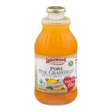 Lakewood Organic Pure Pink Grapefruit Juice - 32 Ounces