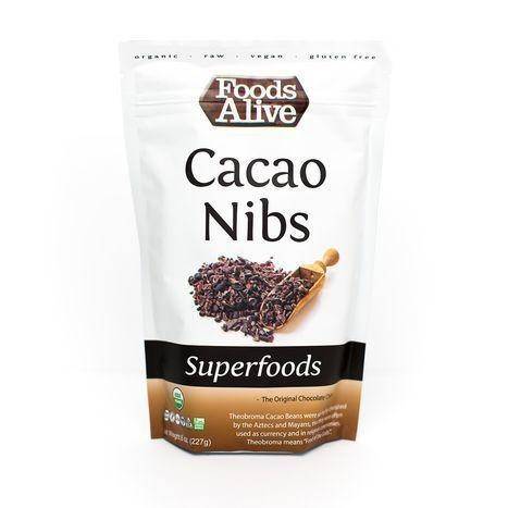 Foods Alive Superfoods Cacao Nibs - 8 Ounces