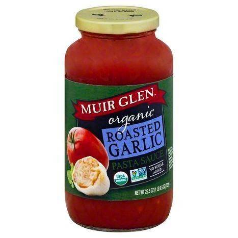 Muir Glen Organic Pasta Sauce, Roasted Garlic - 25.5 Ounces