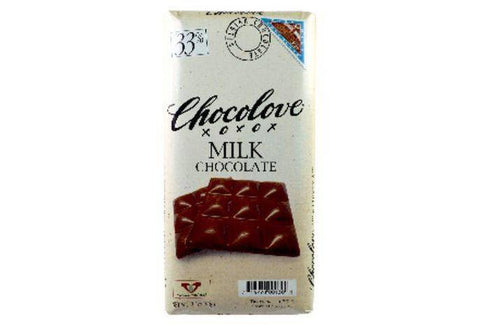 Chocolove Milk Chocolate, 33% - 3.2 Ounces