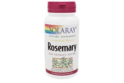 Solaray, Rosemary Extract 275 mg - 45 Vegetable Capsules