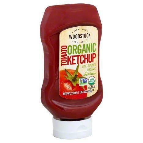 Woodstock Ketchup, Organic, Tomato - 20 Ounces