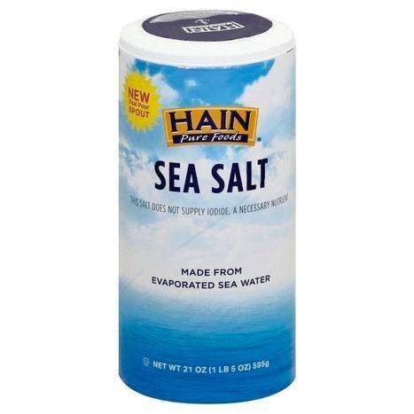 Hain Pure Foods Sea Salt - 21 Ounces