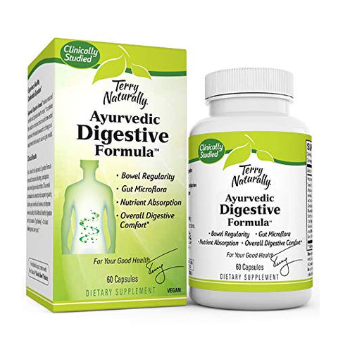 Terry Naturally Ayurvedic Digestive Formula-60 Capsules