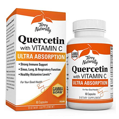 Terry Naturally Quercetin With Vitamin C Extra Strength-60 Capsules