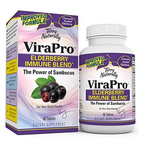 Terry Naturally ViraPro Elderberry Immune blend-60 Tablets