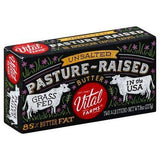 Vital Farms Butter, Pasture-Raised, Unsalted - 2 Count