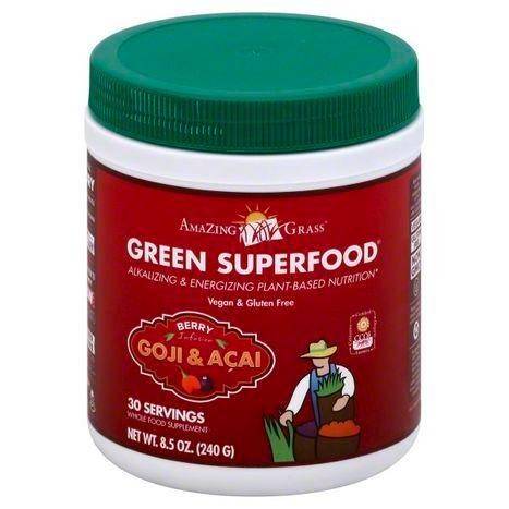 Amazing Grass Green Superfood, Berry - 8.5 Ounces