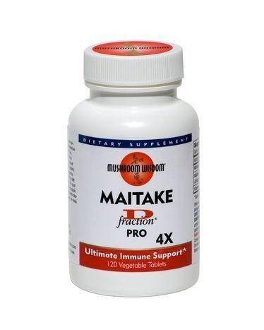 Mushroom Wisdom Maitake D-fraction Pro 4X - 120 Tablets