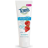 Tom's Of Maine Children's Toothpaste Flouride Free Silly Strawberry-5.1 Oz