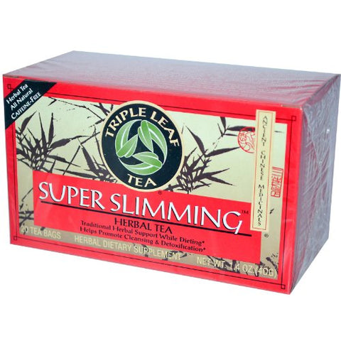 Triple Leaf Super Slimming Herbal Tea 20 Bags-1.16 Oz