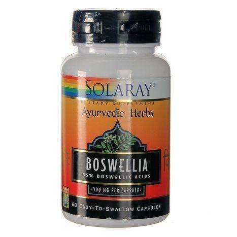 Solaray Ayurvedic Herbs Boswellia Dietary Supplement 450MG - 60 Vegetarian Capsules