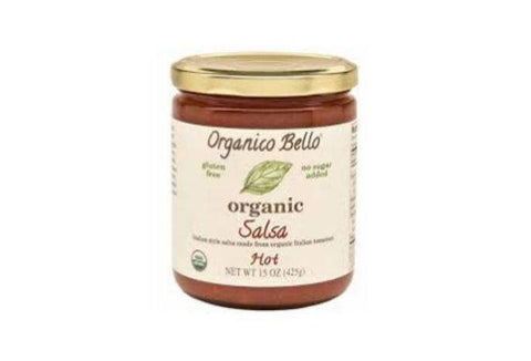 Organico Bello Organic Hot Salsa - 15 Ounces