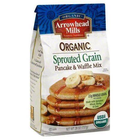 Arrowhead Mills Pancake & Waffle Mix, Organic, Sprouted Grain - 26 Ounces