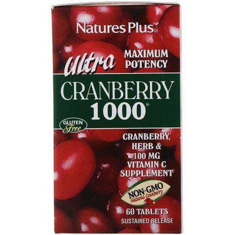 Nature's Plus, Ultra Cranberry 1000 - 60 Tablets