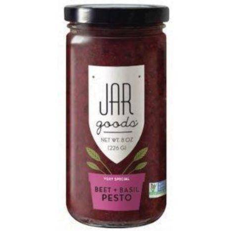 Jar Goods Pesto, Beet + Basil - 8 Ounces