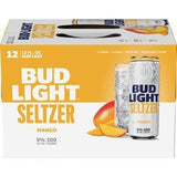 Bud Light Seltzer Mango 12Oz Beer - 12 Pack