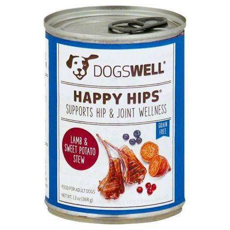 Happy Hips Food for Adult Dogs, Lamb & Sweet Potato Stew - 13 Ounces
