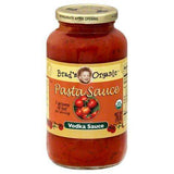 Brads Organic Pasta Sauce, Vodka Sauce - 26 Ounces