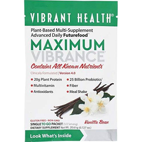 Vibrant Health Maximum Vibrance Vanilla Bean Flavor-0.74 Oz