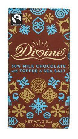 Divine Milk Chocolate, with Toffee & Sea Salt - 3.5 Ounces