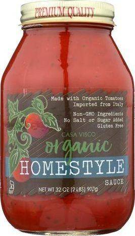 Casa Visco Organic Homestyle Pasta Sauce - 32 Ounces