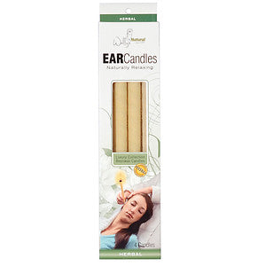 Wally's Natural Ear Candles Beeswax Herbal-4 Candles