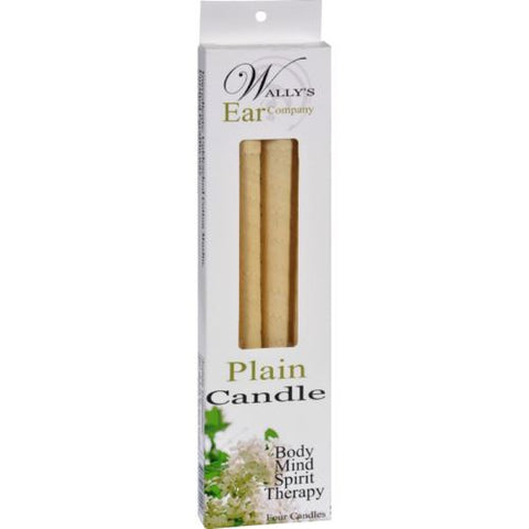 Wally's Natural Ear Candles Professional Collection Paraffin Unscented-4 Candles