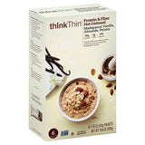 ThinkThin Oatmeal, Hot, Protein & Fiber, Madagascar Vanilla, Almonds, Pecans - 6 Each