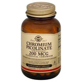 Solgar Chromium Picolinate, Trivalent, 200 mcg, Vegetable Capsules