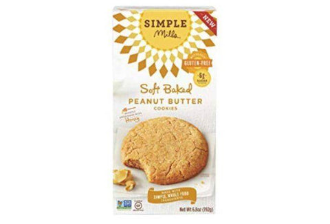 Simple Mills Cookies, Peanut Butter, Soft-Baked - 6.8 Ounces