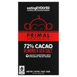 EatingEVOLVED Chocolate, Primal, Almond & Sea Salt, 72% Cacao - 2.5 Ounces