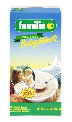 Familia Baby Muesli, Original Swiss, 9 Months and Up - 8.8 Ounces