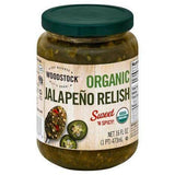 Woodstock Relish, Organic, Jalapeno - 16 Ounces