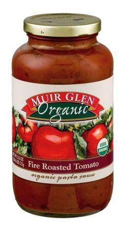 Muir Glen Organic Pasta Sauce, Fire Roasted Tomato - 25.5 Ounces