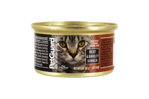 Pet Guard Natural Beef & Barley Dinner Canned Cat Food - 3 Ounces